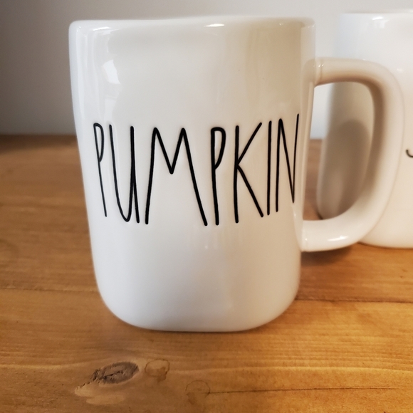 RAE DUNN | Coffee  Mugs - Pumpkin Spice (x2) - Picture 3 of 6